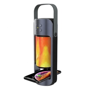 Y10 Haut-parleur multifonction Alpha Portable Lampe de camping en plein air Lampe à <span class=keywords><strong>flamme</strong></span> 15W Chargeur rapide 3 en 1 Chargeur sans fil LED Haut-parleur - Product Image 1