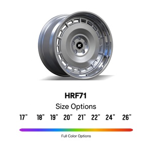 Jantes forgées en aluminium de qualité aérospatiale haute performance 20x9 20x11, design maille profonde, centre argenté pour tuning de voitures E38 - Product Image 4