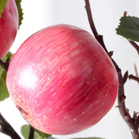 Dekorasi dalam ruangan taman pohon Apple tangkai buah 93 CM ornamen buah buatan merah cabang Berry buatan