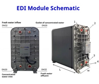 Machine commerciale automatique de traitement de l'eau pure par osmose inverse industrielle EDI pour l'eau de dialyse