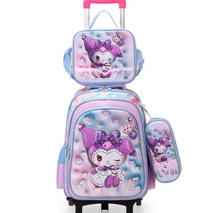 Cartoon Kinderen 16 Inch <span class=keywords><strong>3</strong></span> Stuks Set 3d School Trolley Tas Voor Kinderen School Rugzak Set Met <span class=keywords><strong>2</strong></span> Wielen Student Rugzak Met Kar - Product Image 5