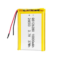 Batterie lithium rechargeable QS126280 3.7V -3.85V 10000mAh pour Micro Beauty avec CE UN38.3