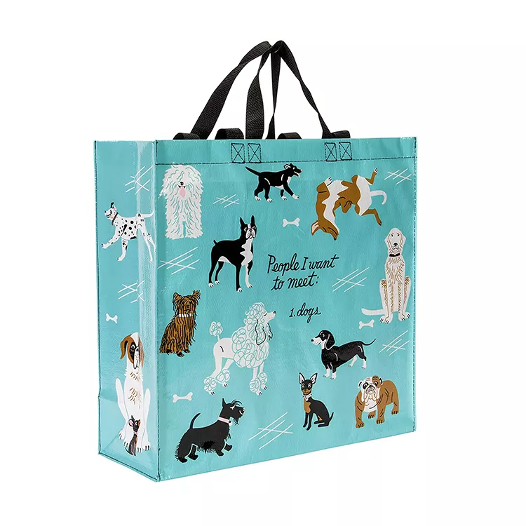 Professional Custom logo Printed Shopping Tote PP Woven Bag