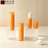 Tube de baume à lèvres vide à mécanisme rotatif, conteneur cosmétique personnalisable, couleur sur mesure, OEM ODM, vente en gros, emballage de tube de rouge à lèvres vide avec capuchon incliné