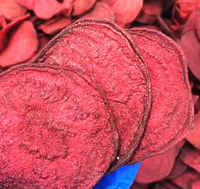1kg Keripik Bit Instan Dehidrasi Renyah Rendah Kalori Camilan Sayuran Sehat Siap Makan VF Keripik Bit Kering