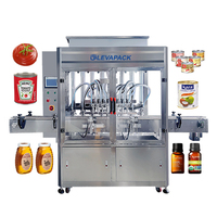 Machine de remplissage et de bouchage de jus entièrement automatique, machine de remplissage de liquides visqueux de 50 ml à 1000 ml, machine de remplissage de miel