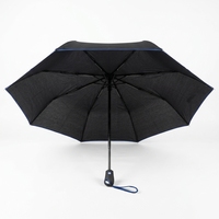 Parapluie promotionnel personnalisé, imperméable, pliable en trois sections, pare-soleil, portable, automatique