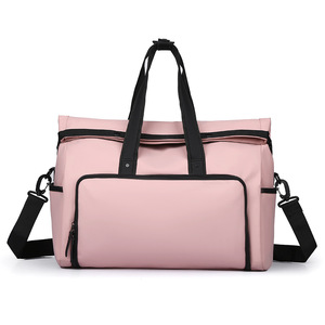 Sac de sport et de voyage portable de haute qualité, multicolore, élégant, grande capacité, avec logo personnalisé, en tissu Oxford, bandoulière zippée, sac de fitness tendance - Product Image 3