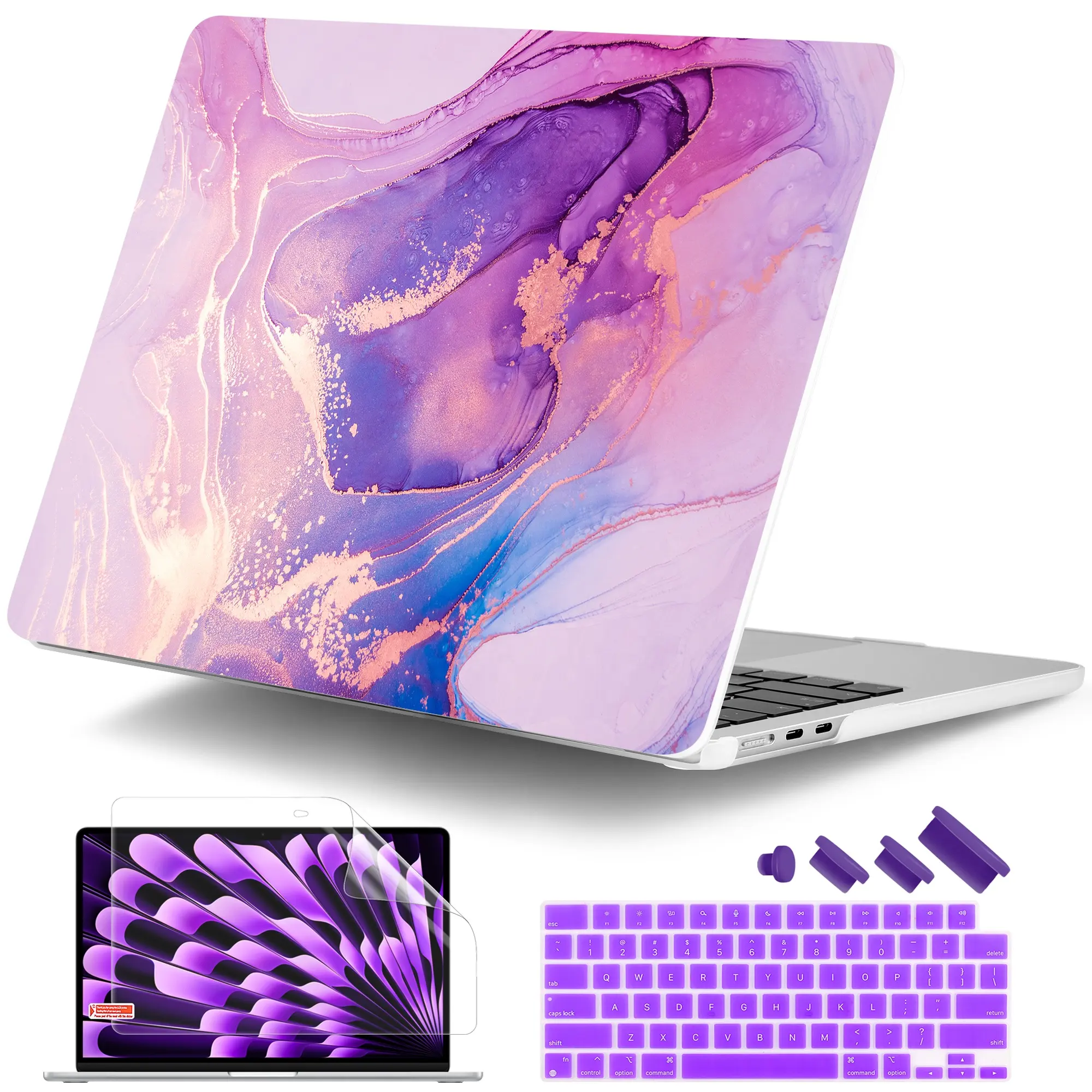 Новинка, хорошее качество, прозрачный чехол Air 15 для macbook air 15,3 дюймов A2941 2023 чехлы с клавиатурой