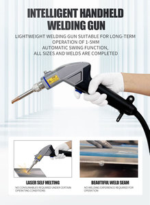 1500W 4-in-1 Luftgekühlter Faserlaser-Schweißer IPG/<span class=keywords><strong>BWT</strong></span>, Einfaches Metall-Pulsschweißen, Schneiden und Reinigen - Product Image 5