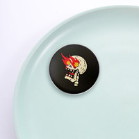 Spedizione Diretta di Badge Rotondi Personalizzati Stampati, Spille Personalizzate con Cartoni Animati, Citazioni Ispiratrici, Figure di Animali e Piante