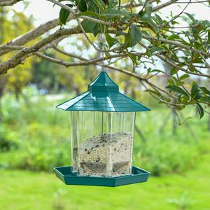 Outdoor Hanging Bird Feeder Foldable Garden Bird Feeder with Sun Protection and Antifreeze Cage Plastic Automatic Features - Product Image 2