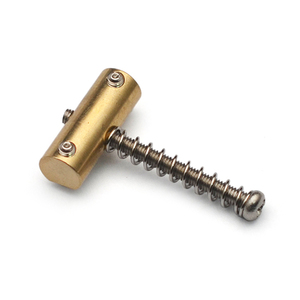 Lot de 3 selles de pont de guitare en laiton pur, <span class=keywords><strong>compensées</strong></span>, 21x8MM, pour pont de guitare électrique, Pièces de guitare - Product Image 4