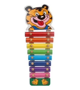 Brinquedos educativos para crianças, madeira dos desenhos animados tigre octave, brinquedos para educação precoce, entretenimento