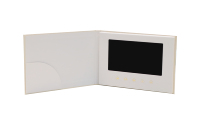 Le plus récent livre de brochures vidéo LCD numérique HD IPS 7 pouces écran musique croix fée amour matériel de papier d'impression Offset personnalisé