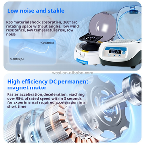 Weiai Multifunctionele 12000Rpm Hoge Snelheid Mini Pcr Laboratorium Centrifuges Machine 0.2-5Ml Digitale Microhematocrietcentrifuge - Product Image 3