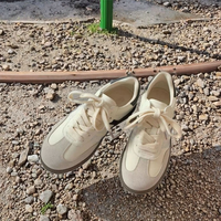 Chaussures de sport décontractées rétro pour femmes, style marche, grande taille, effet givré, lacets en caoutchouc pour le printemps et l'automne