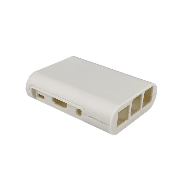 Raspberry Pi 3 case for raspberry pi 3B/2B/b+ white shell + 3 heat sinks