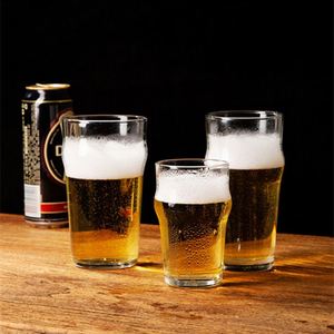 Verre à bière créatif transparent pour bière pression, verre à bière artisanale allemande avec logo imprimé - Product Image 2