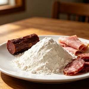 Funktionelles Proteinpulver zur Verbesserung der Fleischqualität Texturverbesserung Nährstoffverstärker 98% Proteingehalt Rinderquelle - Product Image 1