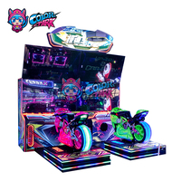 Parcs colorés Vente à chaud de jeux d'arcade à pièces de haute qualité et à bon prix avec motos dynamiques à 4 écrans.