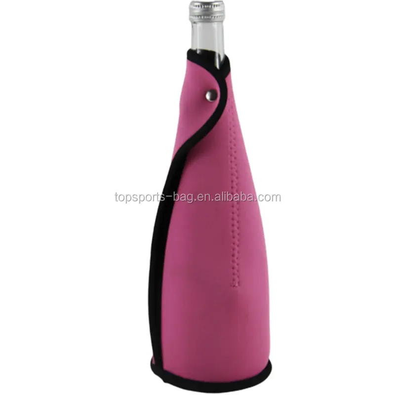 Custom Neoprene Single Wine Bottle Holder Gift Champagne Bottle Carrier Jacket