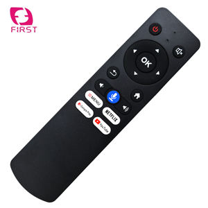 安卓电视盒NETFLIX谷歌播放器和YOUTUBE 4热键1年保修工厂16键语音遥控器 - Product Image 4