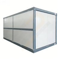 Maison de conteneur maritime préfabriquée moderne de 20 pieds, résistante aux ouragans, bureau portable, pliable, mobile, Casa, bâtiment de bureau