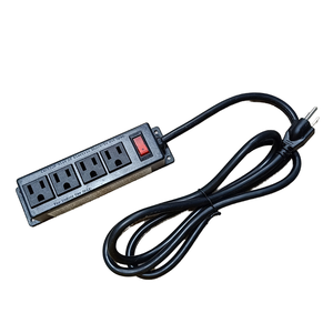 Wall Mount <strong>Socket</strong> <strong>with</strong> Extension Cord 10A Fixed on the Side of Desk Leg Power Strip Tabletop <strong>USB</strong> Charger 4 Outlets for Cabinet - Product Image 6