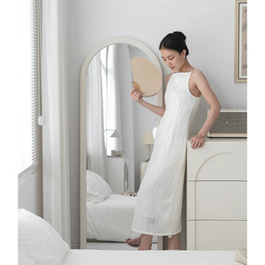 Body <strong>Mirror</strong> Full Length Girls' Bedroom Living Room Decoration Floor Stand Dressing <strong>Mirror</strong> Fashion Decorative <strong>Pine</strong> Wood <strong>Mirror</strong> - Product Image 3
