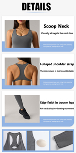 Vente en gros <span class=keywords><strong>Combinaison</strong></span> de yoga pour femmes <span class=keywords><strong>Combinaison</strong></span> de fitness serrée sexy en forme de I pour le dos <span class=keywords><strong>Combinaison</strong></span> de yoga OEM ODM <span class=keywords><strong>Combinaison</strong></span> de yoga - Product Image 3