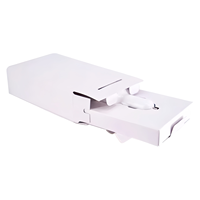 Boîte d'emballage en papier pour câble de chargeur de téléphone portable et batterie externe, personnalisée et imprimée directement en usine, avec insert en papier