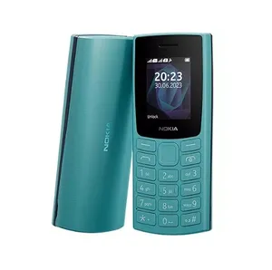 NOKIA 105 (2023 버전) 용 중고 휴대 전화 2G 듀얼 심 카드 최고의 바 기능 클래식 휴대 전화 슈퍼 싼 가격