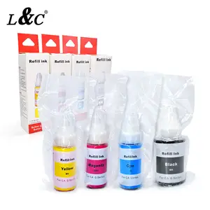 L & C Pabrik Penjualan Langsung 690 790 890 Dye Ink untuk Transfer Tinta Cetak 40 Canon G1800/G2800/G3800G/G1810