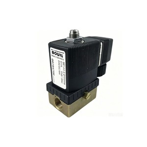 โซลินอยด์วาล์ว Bouri รุ่น 6014C20FRPM 24V DC G1/4 ตัววาล์วทองเหลือง สำหรับอุปกรณ์ทำความสะอาด - Product Image 1