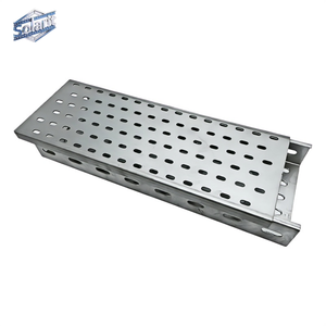 Perforated Trough Type Cable Tray for Infrastructure Construction - Product Image 6