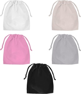 Bolsa de tela reciclable de algodón con cordón para zapatos, con logotipo personalizado y precio de fábrica - Product Image 1