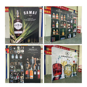 Biểu Tượng Tùy Chỉnh Căng Thẳng Vải Backdrop 8x8ft Gối Thẳng Trường Hợp Backdrop Nhôm Vuông Photobooth Phông Nền - Product Image 5