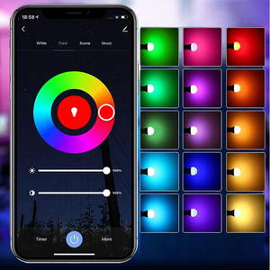 Tuya ánh sáng thông minh Bóng đèn 9W E27 <span class=keywords><strong>A60</strong></span> dẫn kiểm soát rgbcw bóng đèn thông minh 2700k-6500K Chế độ chuyển đổi AC Powered - Product Image 5