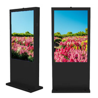 Pantalla 3D para Exteriores IP65 / Pantalla LCD Publicitaria OEM, Publicidad Vertical de Pie, Señalización Digital de Navegación, para Parques