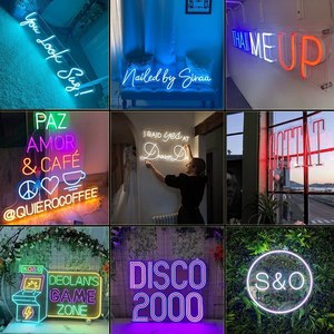 Cá Nhân Neon Dấu Hiệu Tùy Chỉnh Neon Kinh Doanh Logo Tên Dấu Hiệu Cho Đám Cưới Sinh Nhật Bên Thanh Phòng Trang Trí Nội Thất LED Neon Dấu Hiệu - Product Image 4