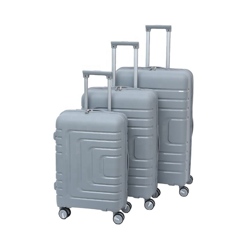 Travelling Bags Trolley Luggage PP Luggage Sets Maletas De Viaje Set Unisex  Durable Trendy Trolley Suitcase