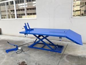 Tavolo Elevatore Idraulico a Forbice da 1000 Libbre, Blu, Strumento per Veicoli e Motociclette - Product Image 3