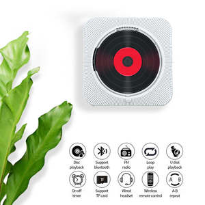 Double haut-parleur Portable sans fil, appareils d'apprentissage précoce, radios <span class=keywords><strong>r</strong></span>étro portable, haut-parleur, lecteurs CD pour enfants - Product Image 6