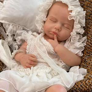 Muñeca <span class=keywords><strong>de</strong></span> <span class=keywords><strong>Silicona</strong></span> Sólida, Muñeco <span class=keywords><strong>de</strong></span> <span class=keywords><strong>Silicona</strong></span> Completo Loulou, Bebé <span class=keywords><strong>Reborn</strong></span> Pintado, Muñeca <span class=keywords><strong>de</strong></span> <span class=keywords><strong>Silicona</strong></span> <span class=keywords><strong>de</strong></span> Cuerpo Completo, Bebé Dormida Hecha a Mano - Product Image 2