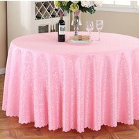 Nappe de table moderne de luxe en velours tissé imprimé sur mesure, polyester/coton, imperméable et anti-taches, orange, pour mariage et Noël