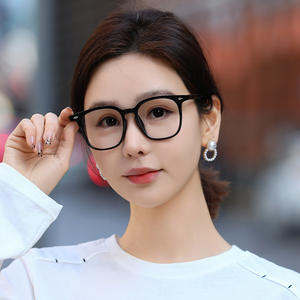 Montures de lunettes rectangulaires unisexes en TR90, monture intégrale, verres en PC, protection anti-radiation, anti-lumière bleue, anti-UV, verres plats - Product Image 2