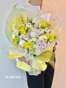 Nouvelle conception 2024, 20 pièces/paquet, papier d'emballage en forme de feuille, papier d'emballage en plastique OPP pour bouquet floral, matériel pour fleuriste - Product Image 6