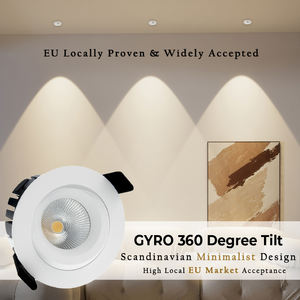 Spot Encastrable LED COB Orientable 360° 8W Dimmable IP44 Anti-éblouissement CE EU Nordique - Product Image 1