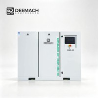 Compresseur d'air à spirale silencieux DEEMACH 2.2kw 3.7kw 7.5kw 11kw 15kw 22kw 37kw à entraînement par courroie sans huile